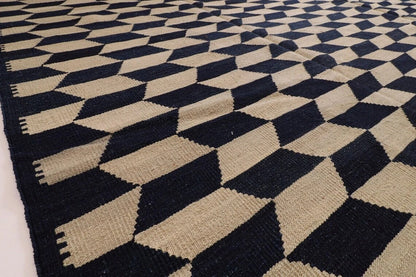 252 x 295 cm | Flat Weaved Afghan Tribal Hand Knotted Kilim