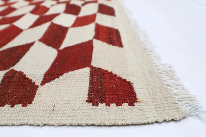252 x 295 cm | Flat Weaved Afghan Tribal Hand Knotted Kilim