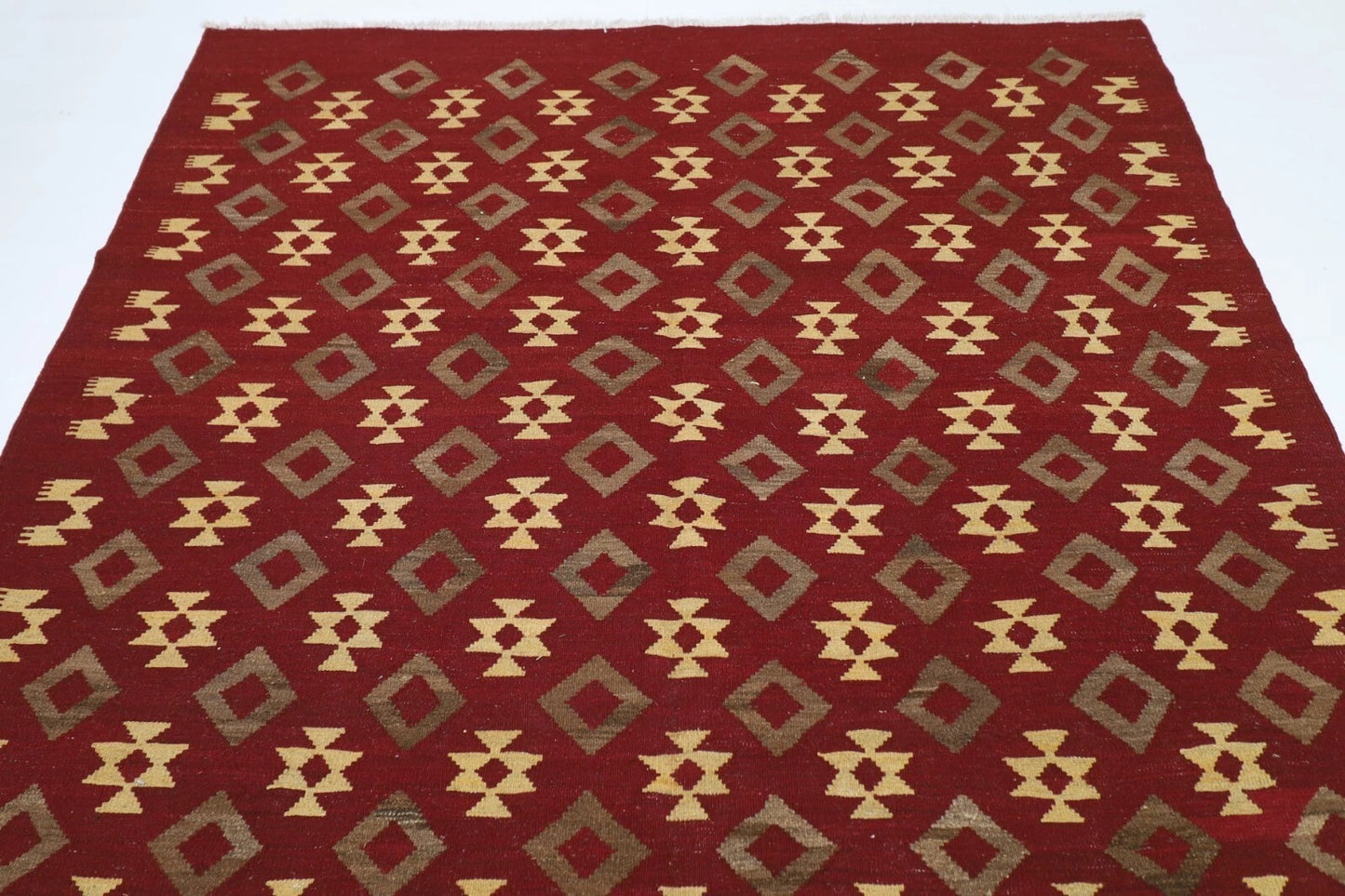 196 x 300 cm | Flat Weaved Afghan Tribal Hand Knotted Kilim
