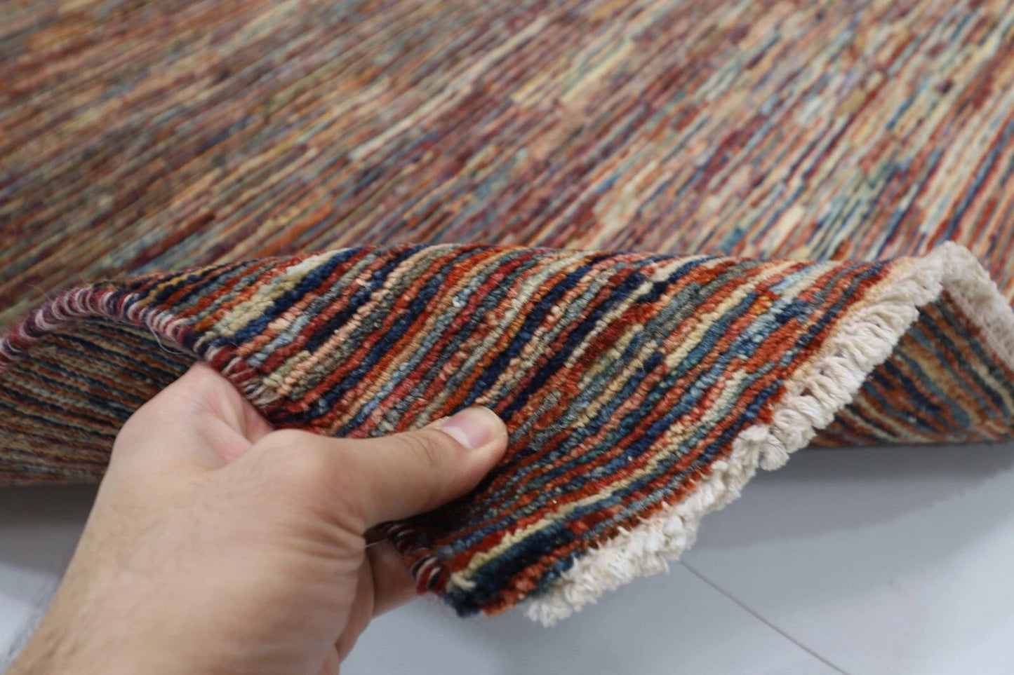 200 x 287 cm | Gabbeh Afghan Tribal Hand Knotted Carpet
