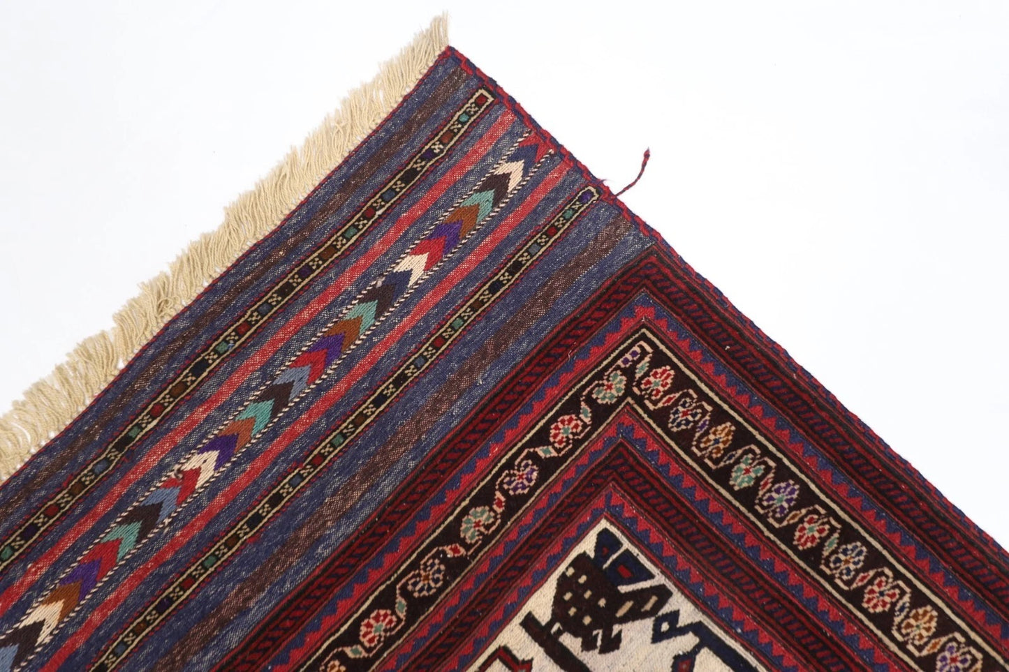 207 x 268 cm | Carpet Kilim Afghan Tribal Hand Knotted Carpet