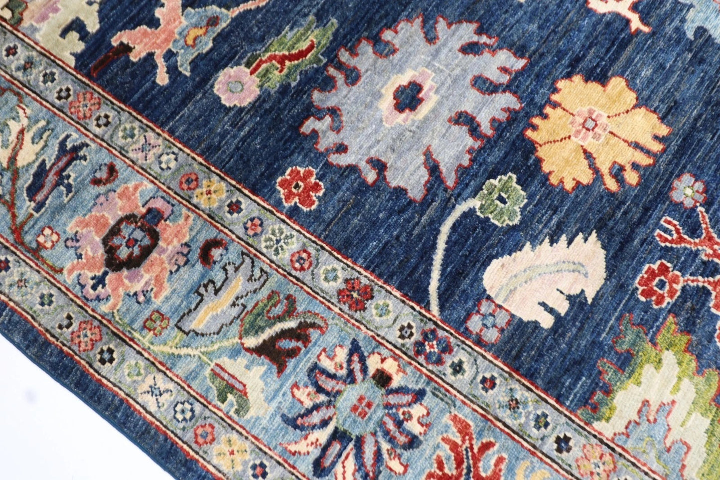 253 x 312 cm | Oushak Afghan Tribal Hand Knotted Carpet
