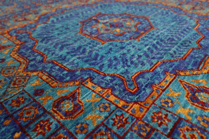 130 x 180 cm | Mamluk Afghan Tribal Hand Knotted Veg Dye Wool carpet