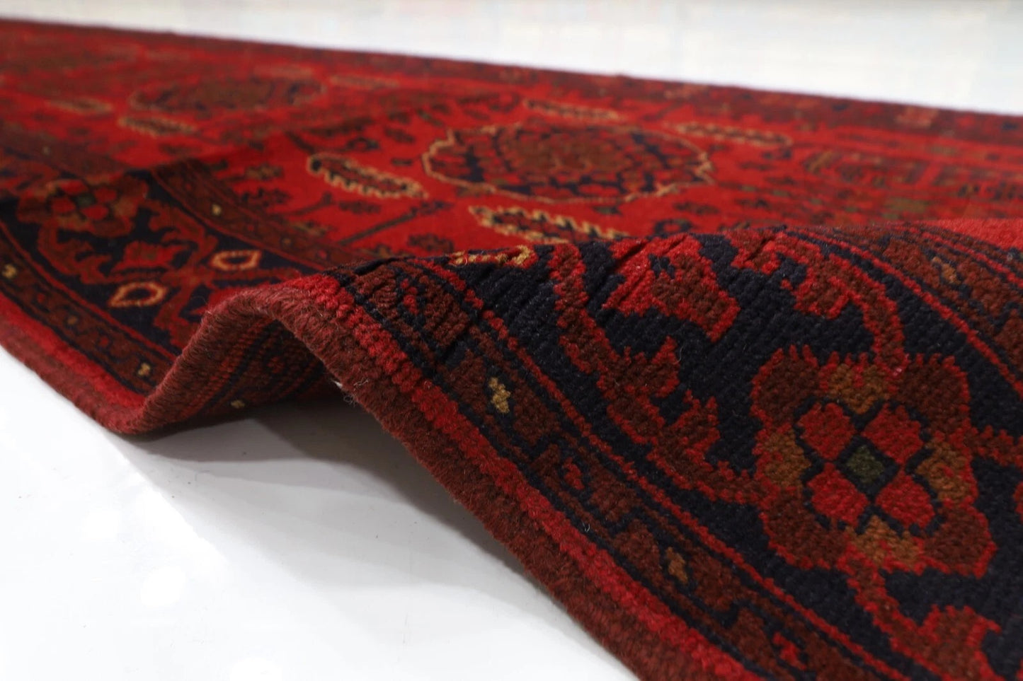 82 x 491 cm | Khal Mohammadi Afghan Tribal Hand Knotted Wool Runner