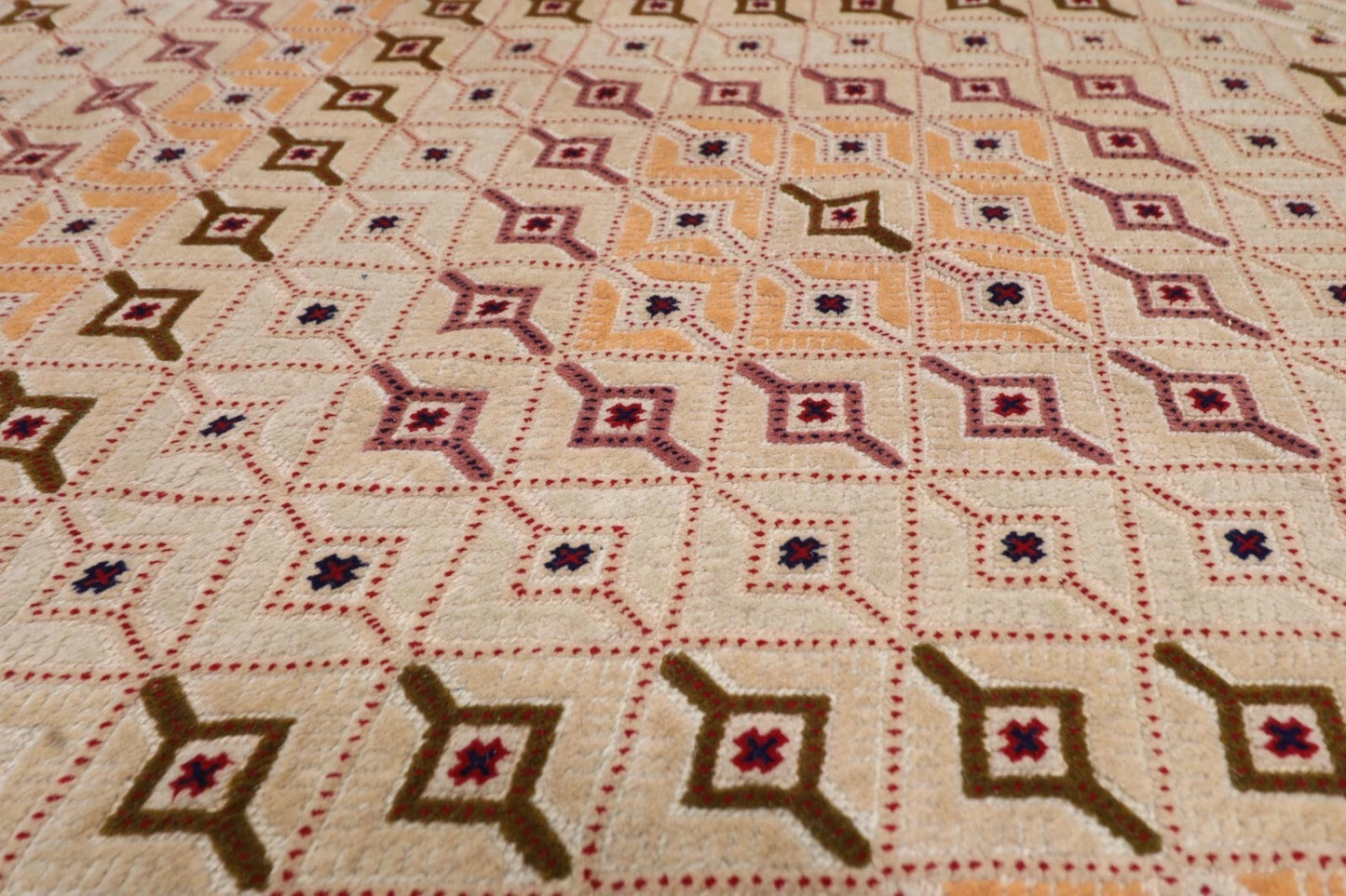 195 x 286 cm | Carpet Kilim Afghan Tribal Hand Knotted Carpet