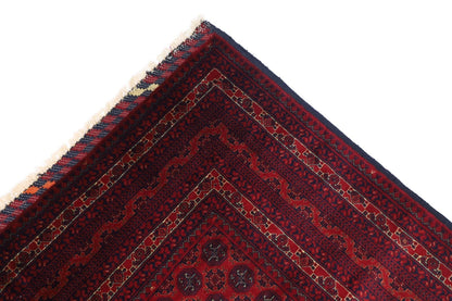 146 x 202 cm | Fine Mori Bokhara Tribal Hand Knotted Veg Dye Wool Carpet