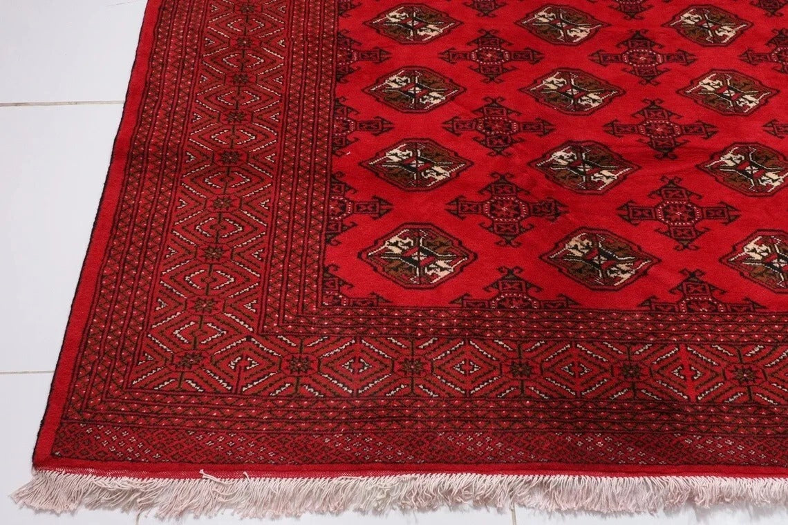 291 x 385 cm | Bokhara Tribal Hand Knotted Carpet