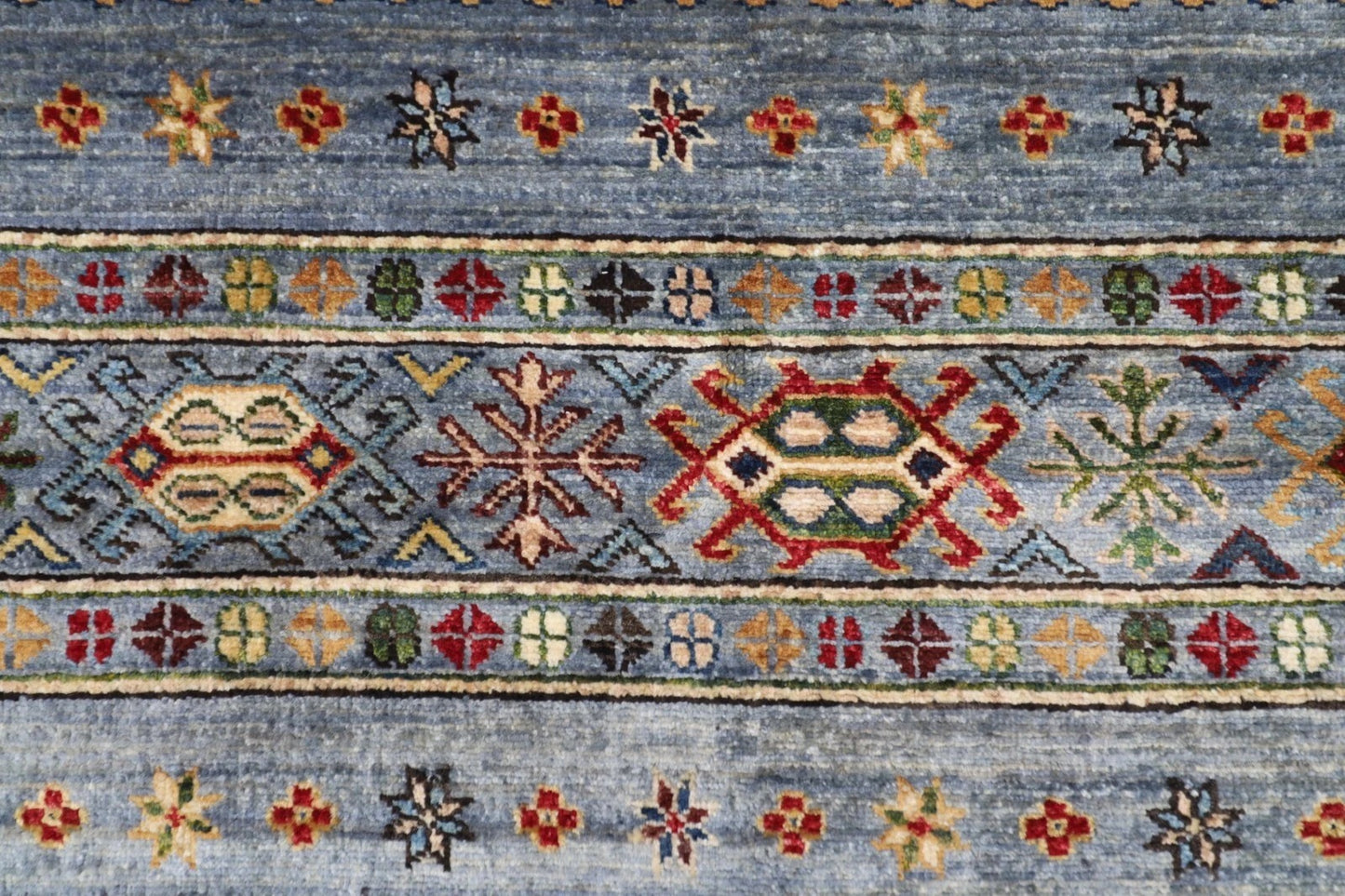 207 x 286 cm | Khorjun Afghan Tribal Hand Knotted Carpet