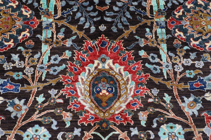 205 x 296 cm | Sickle Leaf Afghan Tribal Hand Knotted Carpet