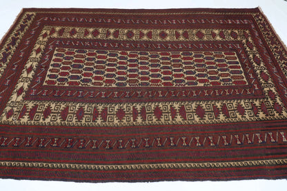 180 x 276 cm | Barjesta Flat Weaved Afghan Tribal Hand Knotted Wool Carpet kilim