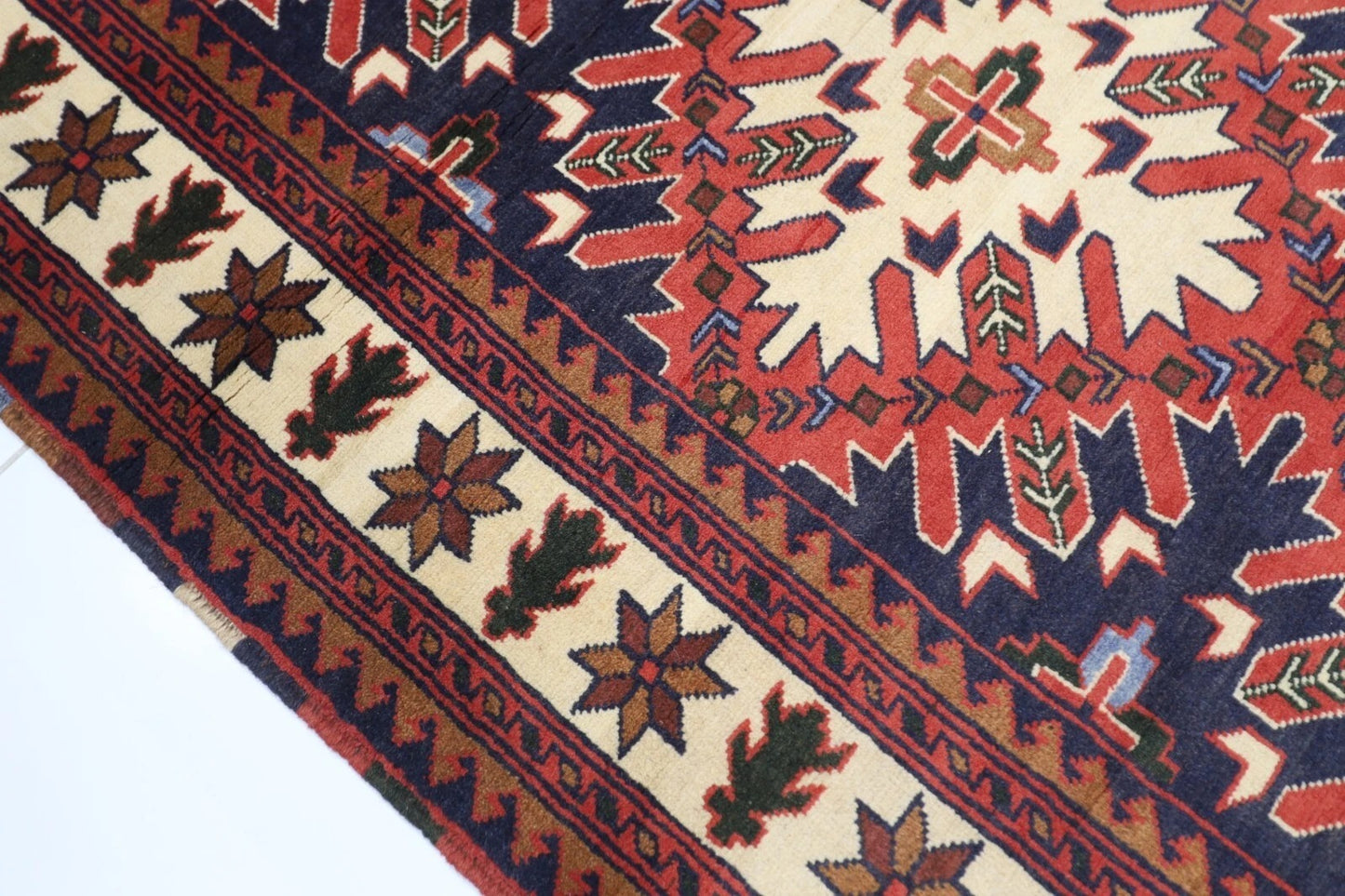 176 x 256 cm | Maranoce Afghan Tribal Hand Knotted Veg Dye Wool Carpet