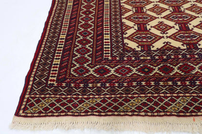 122 x 173 cm | Afghan Tribal Hand Knotted Veg Dye Wool carpet