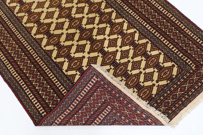 126 x 178 cm | Afghan Tribal Hand Knotted Veg Dye Wool carpet