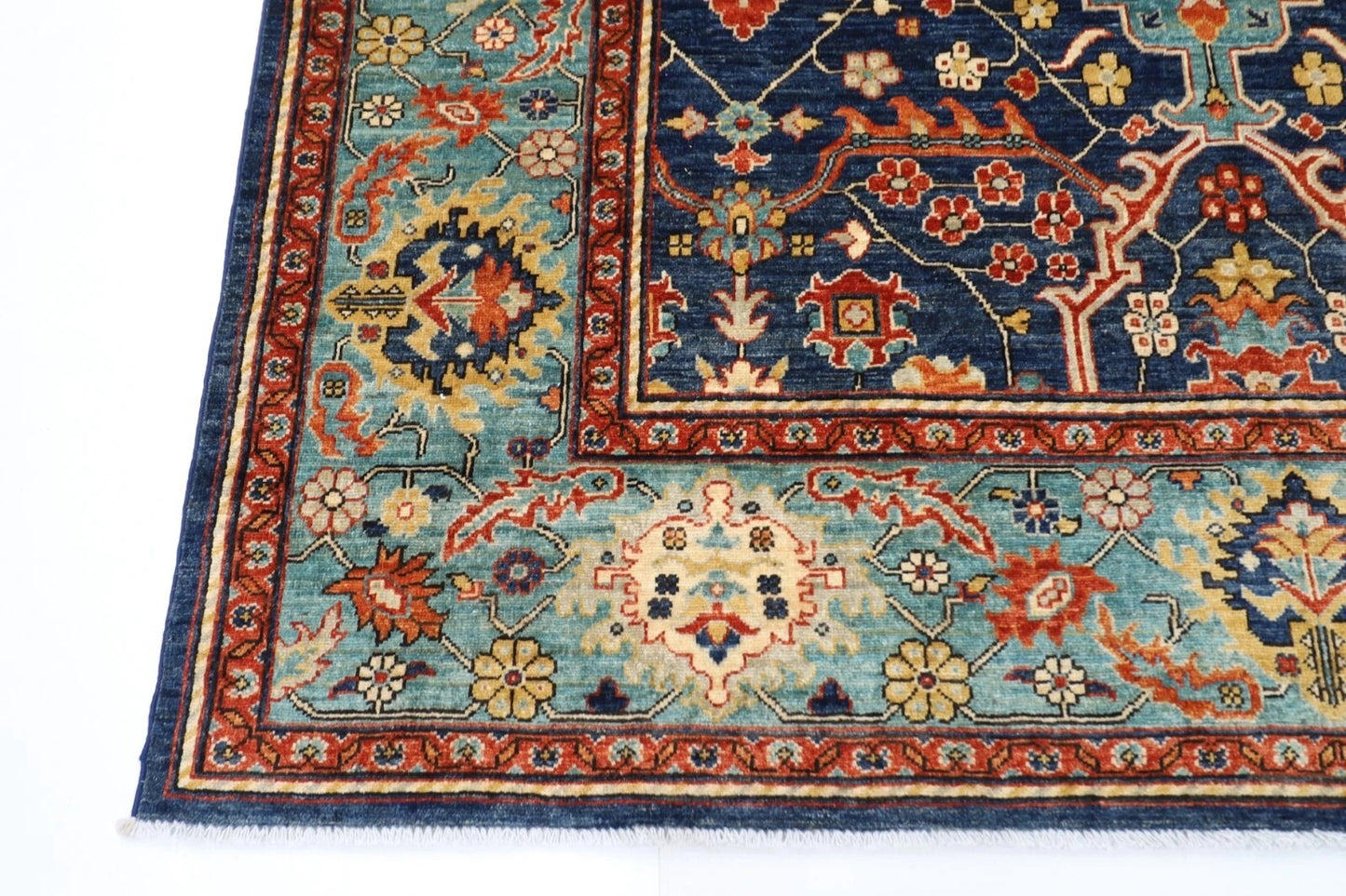 203 x 298 cm | Bidjar Afghan Tribal Hand Knotted Carpet