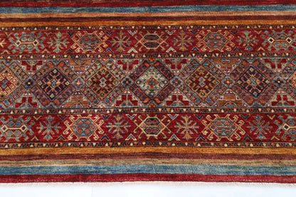 206 x 295 cm | Khorjun Afghan Tribal Hand Knotted Carpet