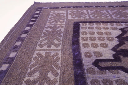 180 x 262 cm | Barjesta Flat Weaved Afghan Tribal Hand Knotted Over dye Wool Carpet kilim