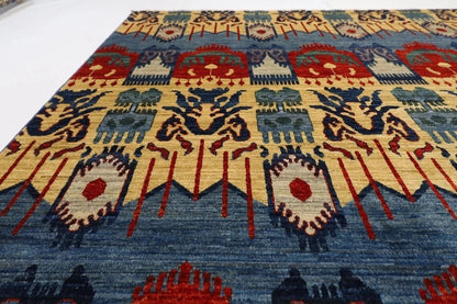 244 x 314 cm | Afghan Tribal Hand Knotted Carpet
