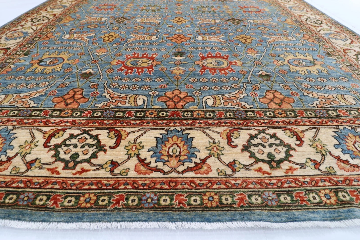 270 x 393 cm | Bidjar Afghan Tribal Hand Knotted Carpet