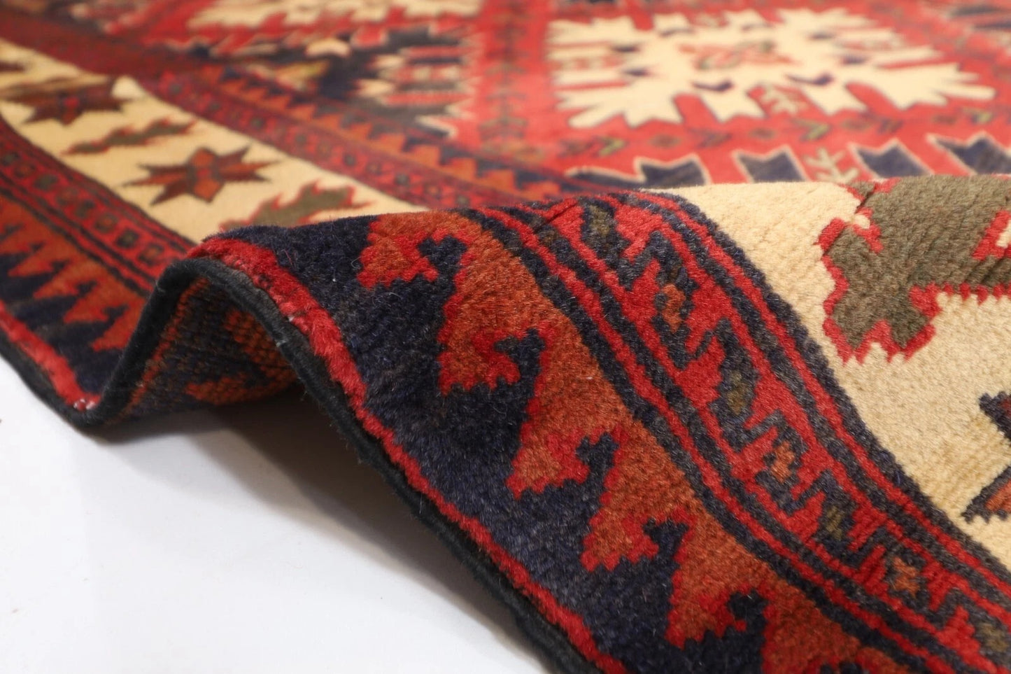 174 x 248 cm | Maranoce Afghan Tribal Hand Knotted Veg Dye Wool Carpet