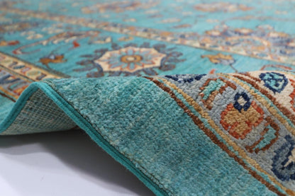 277 x 360 cm | Oushak Afghan Tribal Hand Knotted Carpet