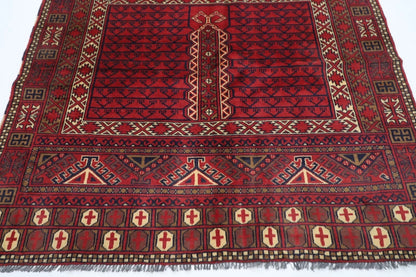 172 x 244 cm | Maranoce Afghan Tribal Hand Knotted Veg Dye Wool Carpet