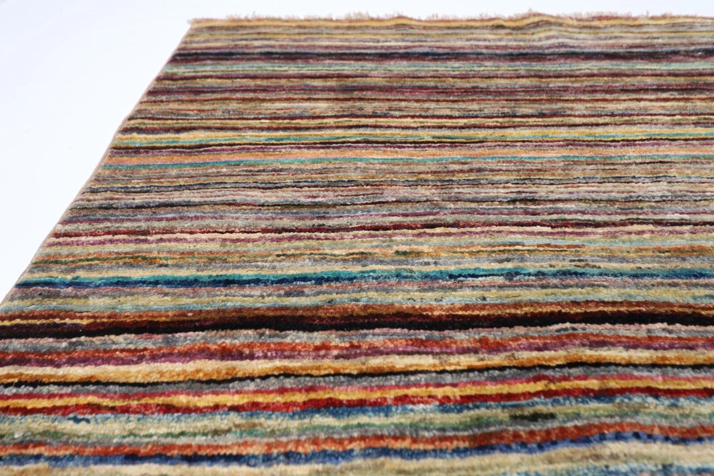 142 x 195 cm | Gabbeh Afghan Tribal Hand Knotted Veg Dye Wool carpet