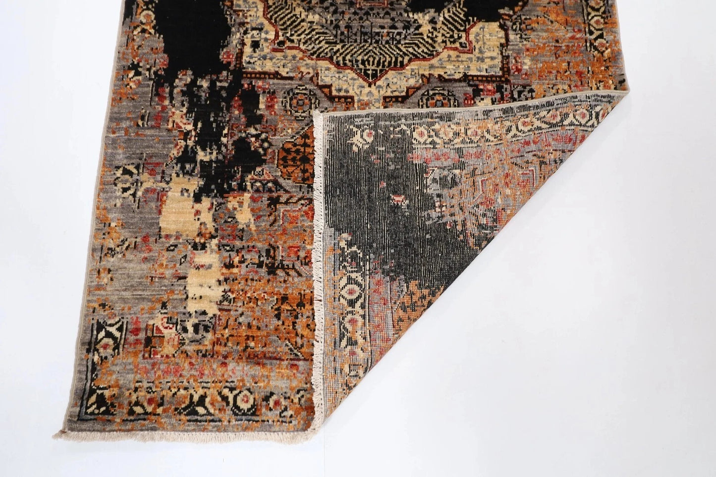 103 x 296 cm | Abstract Afghan Tribal Hand Knotted Wool Runner