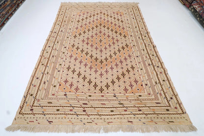 195 x 286 cm | Carpet Kilim Afghan Tribal Hand Knotted Carpet