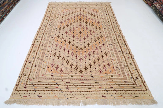 195 x 286 cm | Carpet Kilim Afghan Tribal Hand Knotted Carpet