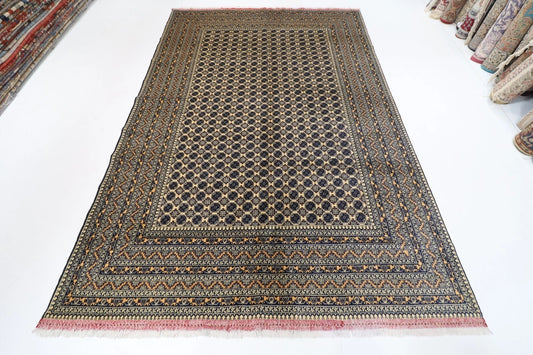 196 x 300 cm | Bokhara Afghan Tribal Hand Knotted Carpet
