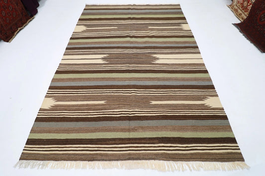 204 x 290 cm | Flat Weaved Afghan Tribal Hand Knotted Kilim
