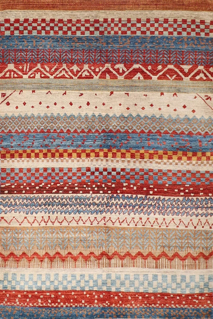 156 x 210 cm | Fine Afghan Tribal Hand Knotted Veg Dye Wool Carpet