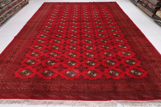 291 x 385 cm | Bokhara Tribal Hand Knotted Carpet