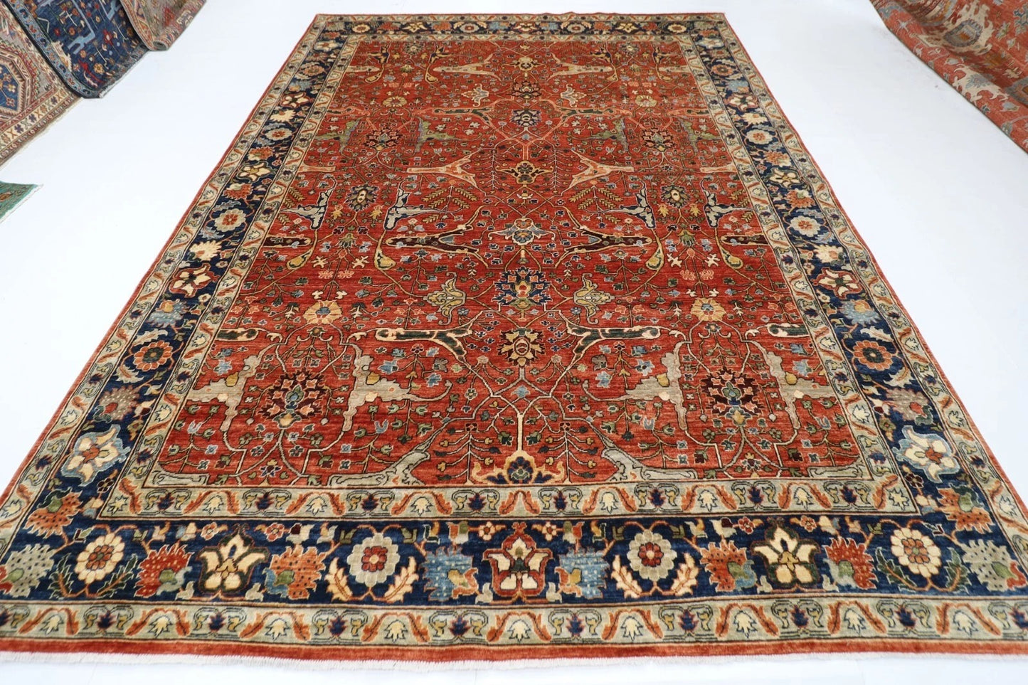 271 x 363 cm | Bidjar Afghan Tribal Hand Knotted Carpet