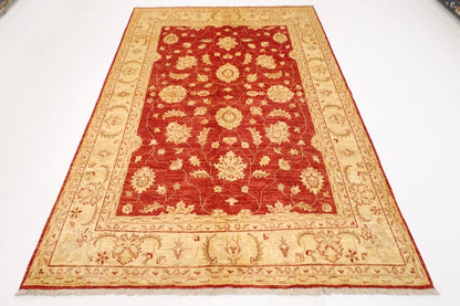 172 x 255 cm | Chobi Afghan Tribal Hand Knotted Veg Dye Wool Carpet