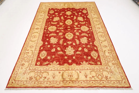 172 x 255 cm | Chobi Afghan Tribal Hand Knotted Veg Dye Wool Carpet