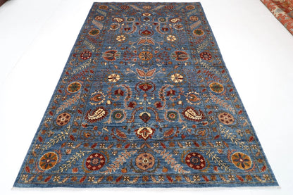 198 x 297 cm | Suzani Afghan Tribal Hand Knotted Carpet