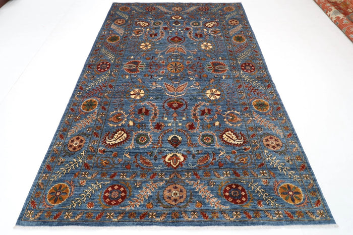 198 x 297 cm | Suzani Afghan Tribal Hand Knotted Carpet