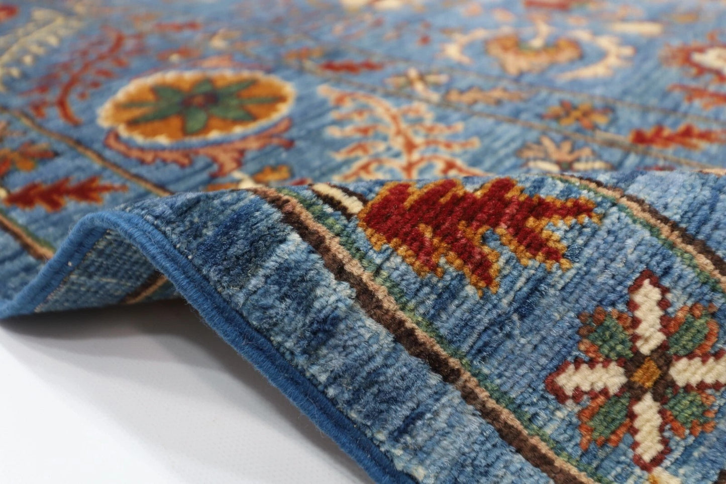 198 x 297 cm | Suzani Afghan Tribal Hand Knotted Carpet