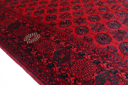 146 x 193 cm | Kerman Afghan Tribal Hand Knotted Veg Dye Wool Carpet