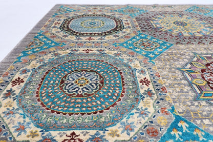 203 x 306 cm | Mamluk Afghan Tribal Hand Knotted Carpet