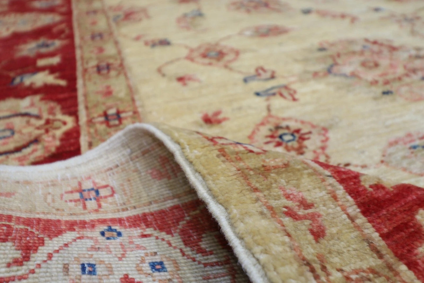 177 x 241 cm | Chobi Afghan Tribal Hand Knotted Veg Dye Wool Carpet