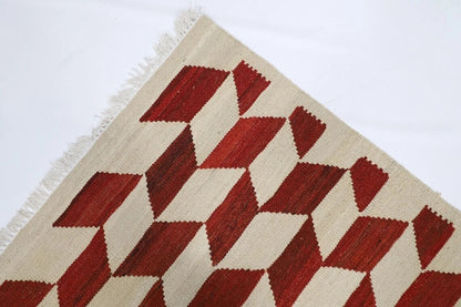 252 x 295 cm | Flat Weaved Afghan Tribal Hand Knotted Kilim