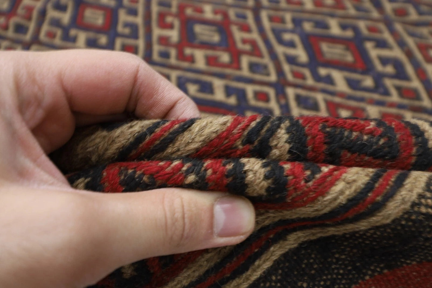 200 x 270 cm | Flat Weaved Kilim Afghan Tribal Hand Knotted Carpet