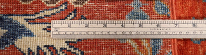 303 x 420 cm | Birds Orange Afghan Tribal Hand Knotted Carpet