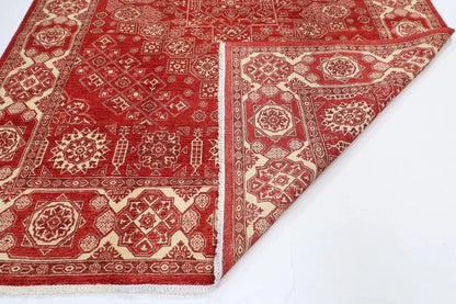 272 x 370 cm | Heriz Afghan Tribal Hand Knotted Carpet