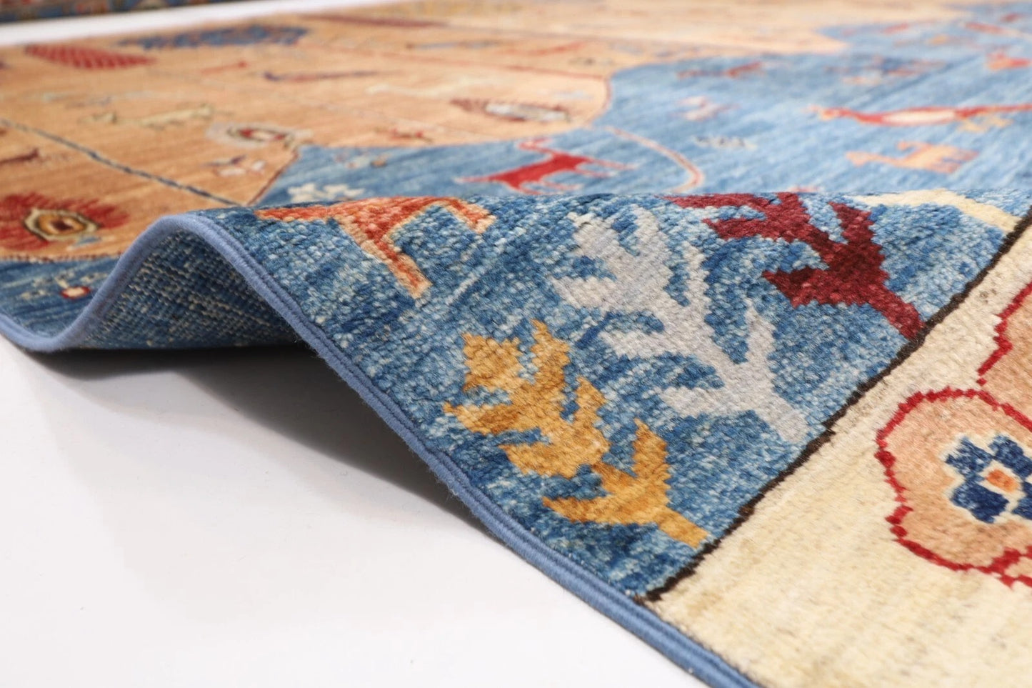 245 x 300 cm | Landscape Afghan Tribal Hand Knotted Carpet