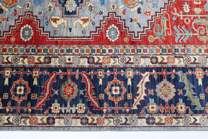 278 x 371 cm | Heriz Afghan Tribal Hand Knotted Carpet