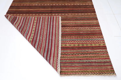 198 x 295 cm | Gabbeh Afghan Tribal Hand Knotted Carpet