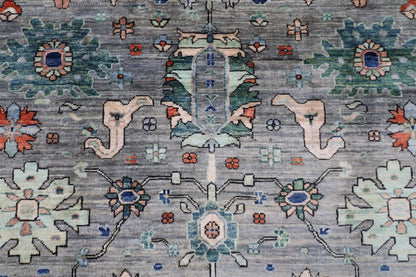 183 x 275 cm |  Bidjar Gray Afghan Tribal Hand Knotted Veg Dye Wool carpet